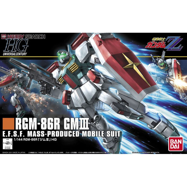 Mô hình Gundam HG UC RGM-86R GM III Bandai 4573102558824
