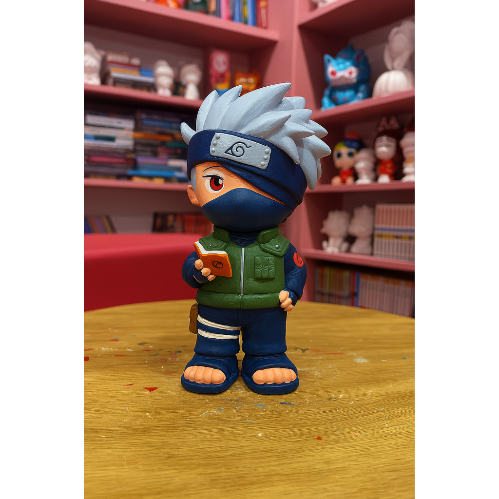 TƯỢNG THẠCH CAO TÔ MÀU CAO CẤP TƯỢNG NARUTO SIZE TO  TẶNG KÈM  VỈ 6 MÀU VÀ 2 BÚT