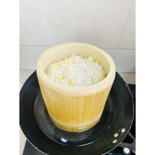 Cơm hấp tre tre tre tre donnie tre ống cơm hấp dụng cụ tiện dụng nhà bếp lớn xô cơm nhỏ hộ gia đình hấp cơm tre ống bamb