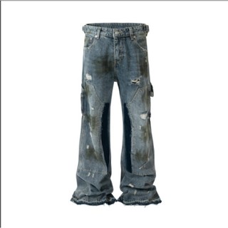 ❤️❤️❤️❤️ balencia * quần jean nam nữ quần denim nữ co giãn unisex quần 2023 mới