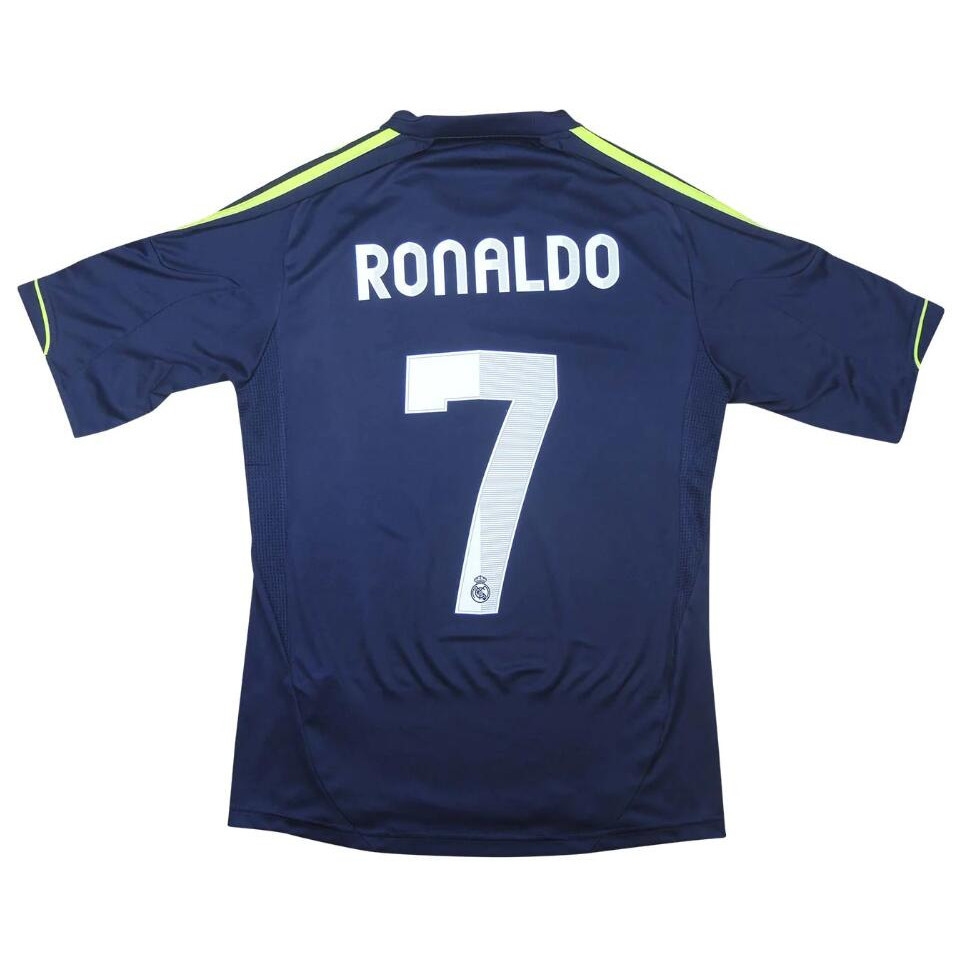 12 13 Real Madrid Sân Khách Áo Bóng Đá REAL Nam RONALDO DI MARIA ALONSO Retro Thái Lan Áo Bóng Đá