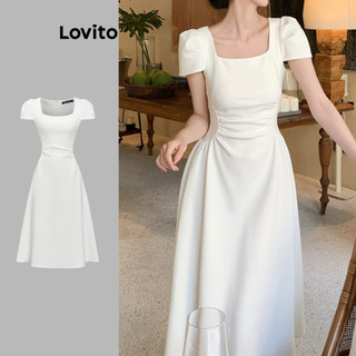 Lovito Trang phục cơ bản trơn đơn giản cho nữ L76AD162
