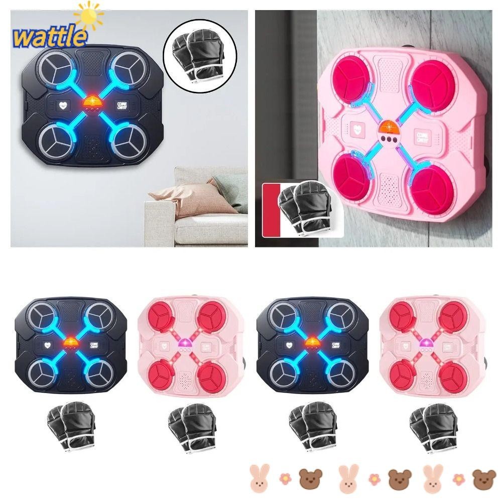 Wattle Âm nhạc thông minh Máy đấm bốc, Boxing Thể thao Bluetooth Đấm Pad Boxing Wall Target, Tập thể dục Phản ứng nhanh nhẹn Tập thể dục Túi cát