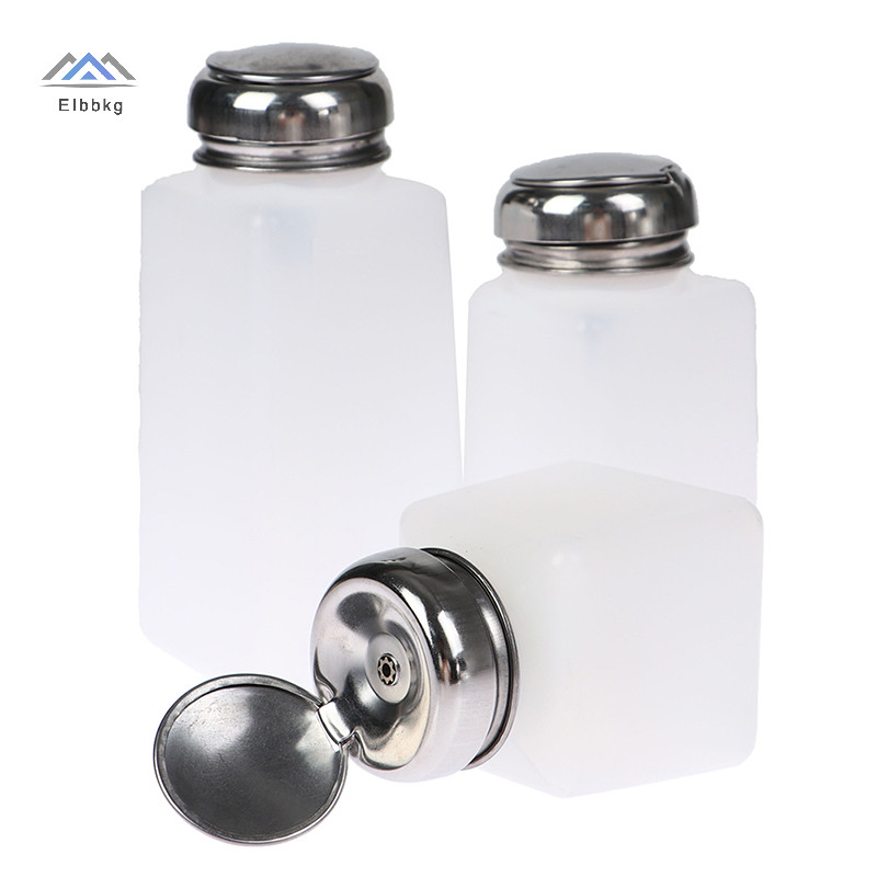 ELBBKG Máy Bơm Trống Sơn Móng Tay Hộp Đựng Chai Tẩy Móng Tay Nghệ Thuật Sạch Acetone Chai Mới