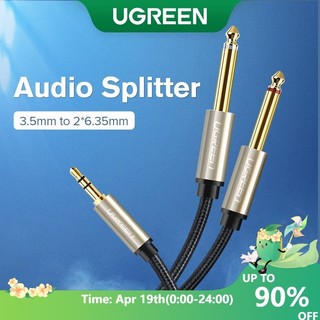 Ugreen Cáp Chuyển Đổi Âm Thanh 3.5mm Sang 6.35mm Mạ Vàng 6.5mm