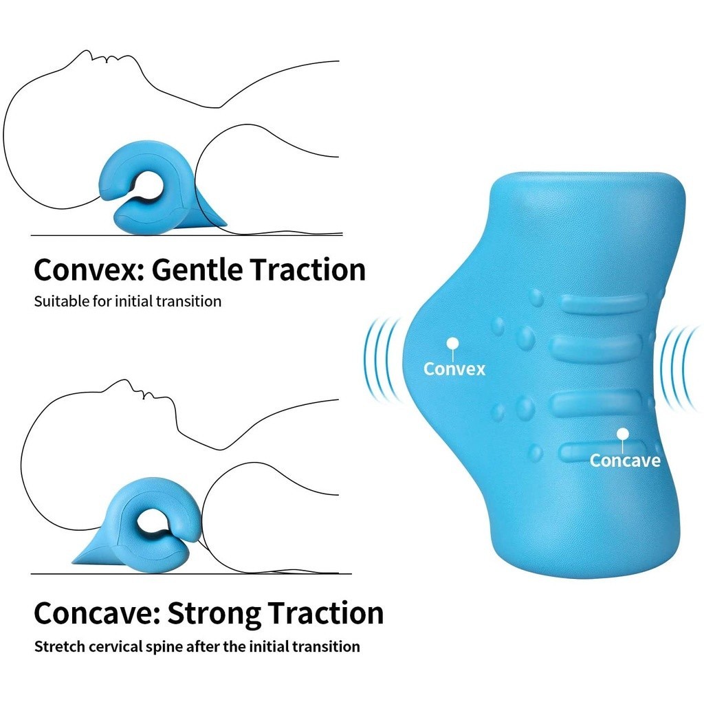 Cổ Vai Máy Mát Xa Gối Cổ Tử Cung Cột Sống Điều Chỉnh Cáng Massage Gối Giảm Đau Cổ Máy Mát Xa