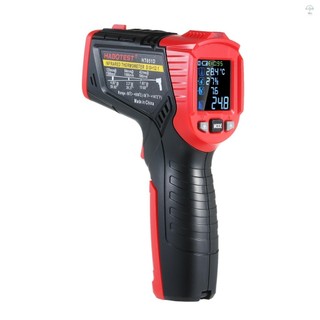 Hilivn) Nhiệt kế hồng ngoại không tiếp xúc HABOTEST -58 đến 1472°F Nhiệt kế nhiệt độ cao chính xác Độ ẩm Điểm sương Máy đo nhiệt độ với cặp nhiệt điện loại K Độ phát xạ có thể điều chỉnh UV L