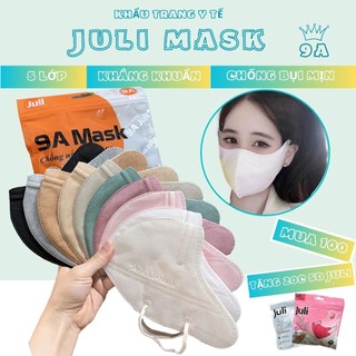 Khẩu trang 9a juli 5 lớp siêu chống nắng, chống tia uv, chống bụi mịn, khắc tinh của mặt trời 🌞🌞🌞🌞🌞