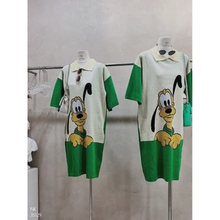 Đầm mon.ter.gi Goofy xanh Louis.H