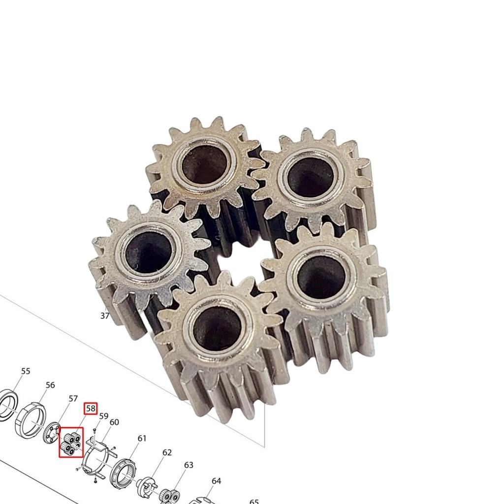 Bộ 5 cái nhông máy bắn vít MAKITA TD141/DTP141/TP131