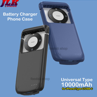 [Jlk] Ốp Điện Thoại Sạc Pin Đa Năng 10000mAh Cho iPhone SE 7 / 8 Plus 11 12 13 14 15 pro max Samsung S23 s24 ultra Di Động Bên Ngoài Power Bank Sạc Dành Cho Xiaomi Huawei