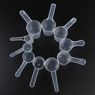 20 / 25 / 30g50 / 60ml Sữa Bột Thìa Nhựa Với ML Tốt Nghiệp Bếp Nướng Muỗng Đo