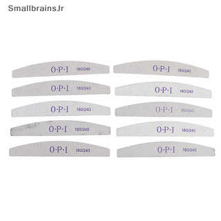 Smallbrainsjr 10 cái / lô nail files professional nail buffer 180 / 240 nail file vn