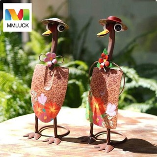 Mmluck bãi cỏ vịt tượng, xẻng nghệ thuật hoạt hình kim loại xẻng vịt, ngộ nghĩnh độc đáo dễ thương mô phỏng vườn vịt điêu khắc sân vườn ngoài trời