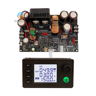 Pcbfun zk-10022 mô-đun bước xuống cnc dc có thể điều chỉnh nguồn điện áp không đổi và mô-đun dòng điện không đổi 22a / 1500w đầu vào dc12-140v