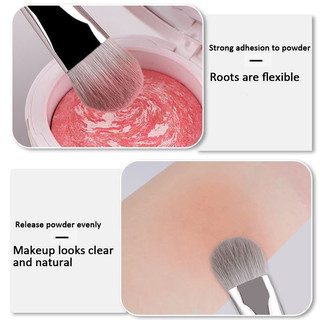 Highlighter Hình lưỡi Blusher Face Highlighter Setting Flat Head Blending Cọ trang điểm