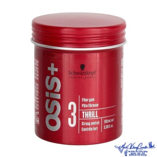 Sáp tạo kiểu tóc nam Schwarzkopf Professional Osis+ 3 Thrill Fiber Gum 100ml - MK