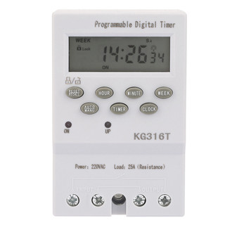 Công tắc điều khiển thời gian máy vi tính KG316T 220V Công tắc hẹn giờ kỹ thuật số tự động có thể lập trình