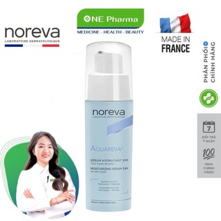 Serum dưỡng ẩm giúp da mềm mại Noreva Aquareva Light Moisturizing Cream 24h 40ml