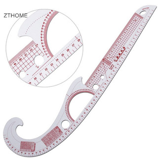 Zthome Nhựa Đa Năng Pháp Đường Cong May Thước Cong Dễ Dàng Đường Cong Thước Cho Knitters HOT