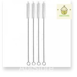 Cọ vệ sinh bình sữa ống hút 17cm
