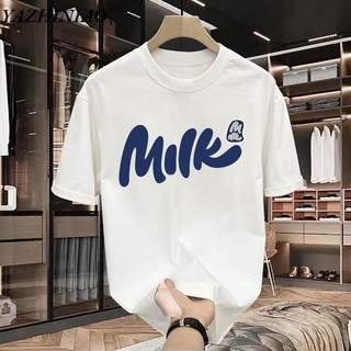 Áo thun nam ngắn tay YAZHINIAO phiên bản Hàn Quốc đơn giản cổ tròn dáng rộng hợp thời trang phù hợp