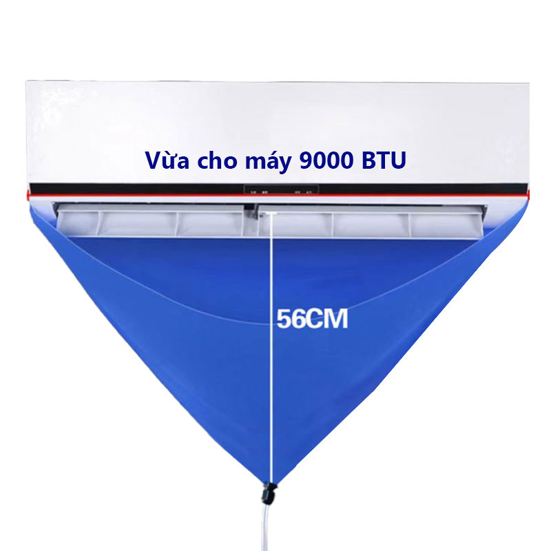 Bộ vệ sinh điều hoà có túi vệ sinh máy lạnh chống thấm, bình xịt chuyên dụng làm sạch bụi bẩn, nấm mốc EcoFresh