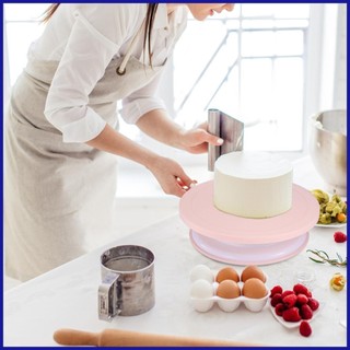 Bánh Spinner Đứng Thực Phẩm Cao Cấp Bánh Trang Trí Đứng Mịn Im Lặng Xoay 6 Ống Dẫn Đầu 3 Icing Lược dengtvn