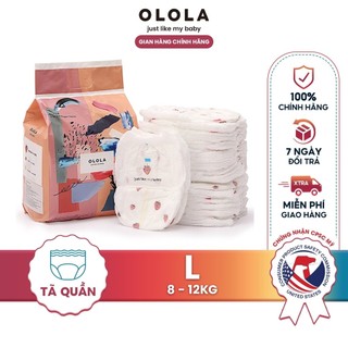  Tã Bỉm Quần Cao Cấp OLOLA Skin Fit Size L 26 Miếng Hàn Quốc Cho Bé Mỏng Nhẹ Mềm Thoáng Thấm Hút Nhanh 