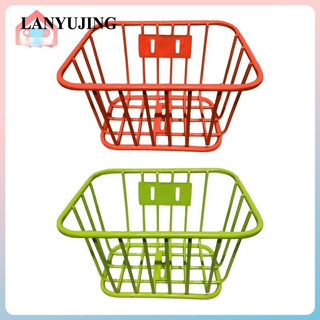 Lanyujing Trẻ Em Giỏ Xe Đạp Kim Loại Trước Giỏ Chống Thấm Nước Mua Sắm Ba Bánh Giỏ Bé Trai Và Bé Gái Phụ Kiện Xe Đạp