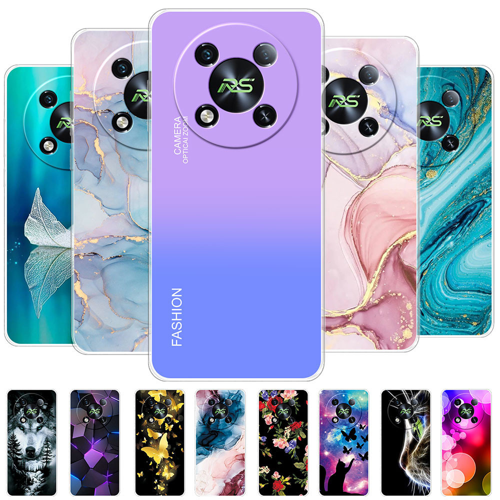 Dành Cho Itel RS4 / Itel S24 Ốp Lưng Cho Itel P55 + Plus PL63LN Funda Vỏ Điện Thoại Silicon Mềm Tron