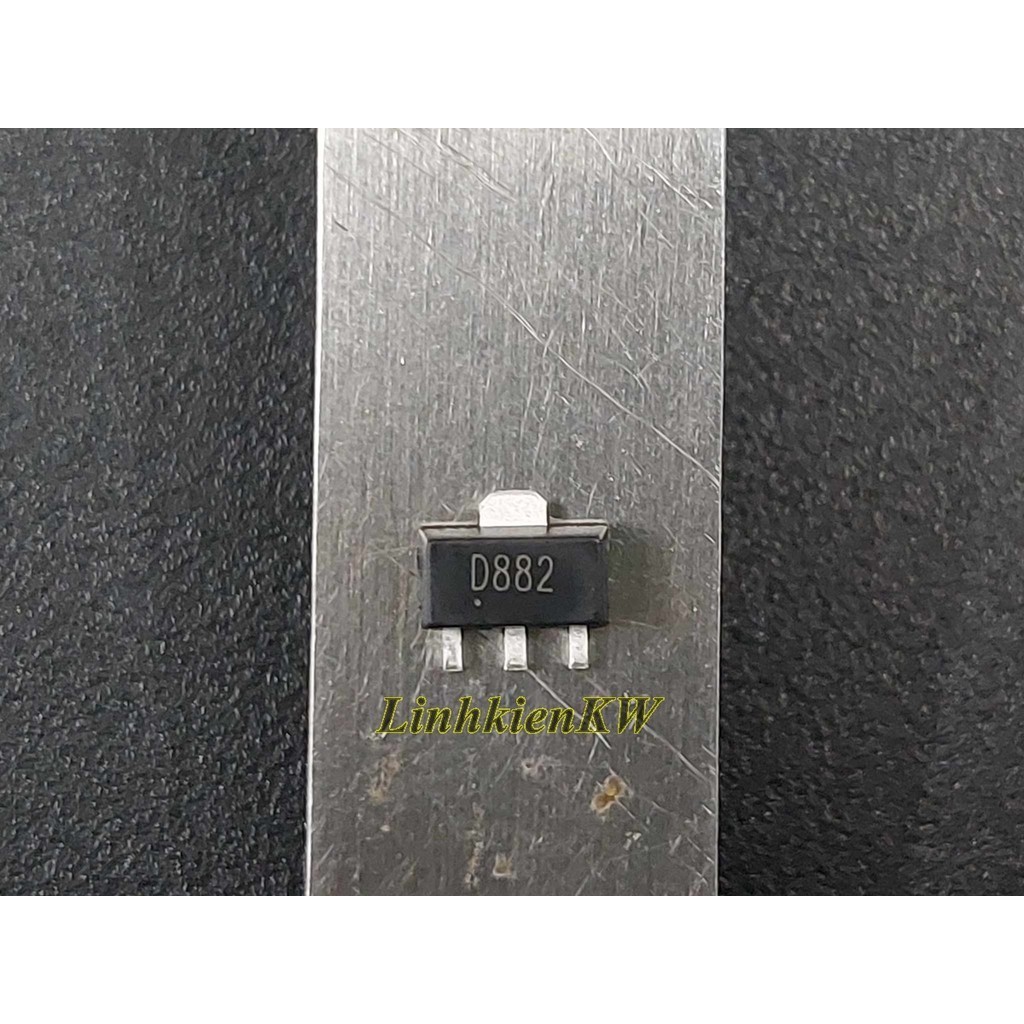 Transistor D882 Dán Sot-89 NPN (NGHỊCH) Mới Chính Hãng 100%