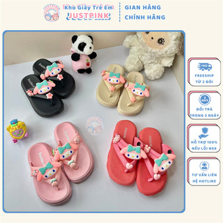 Dép kẹp hình Melody dễ thương êm chân cho bé 3-12 tuổi 