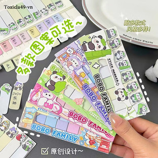 Set 120 miếng giấy dán ghi chú đánh dấu sticky giấy note to do list ghi chú chủ đề rabbit đáng yêu