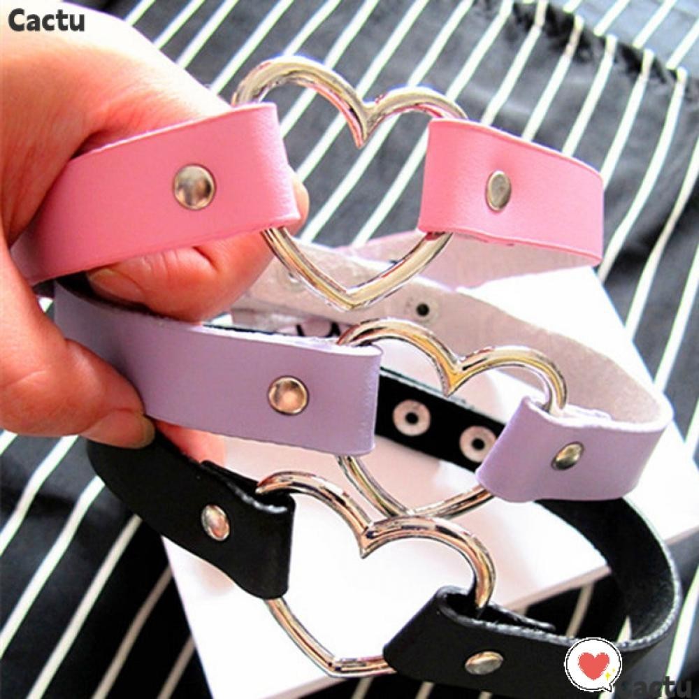 Vòng cổ choker bằng da PU cho nữ