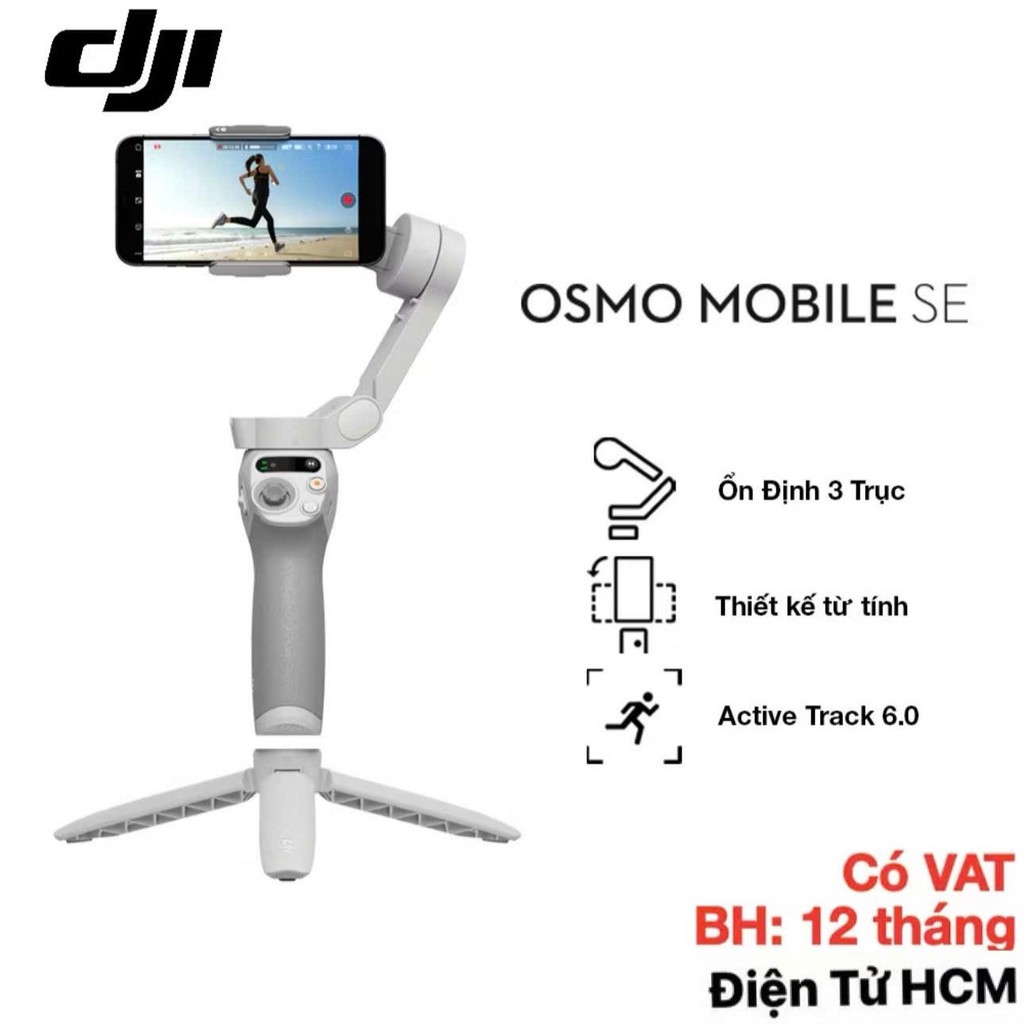 Gimbal DJI OSMO Mobile SE, DJI Osmo Mobile 7 - BH 1 năm - Chính Hãng