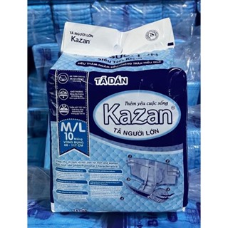 Sét 10 Bỉm đi sinh cho mẹ, bỉm người lớn KAZAN thấm hút tốt