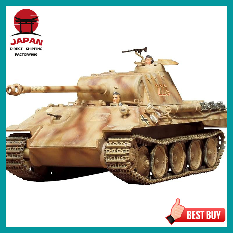 【Directly from Japan】
TAMIYA 1/35 Military Miniature Series No. 65 German Army Panther Medium Tank P