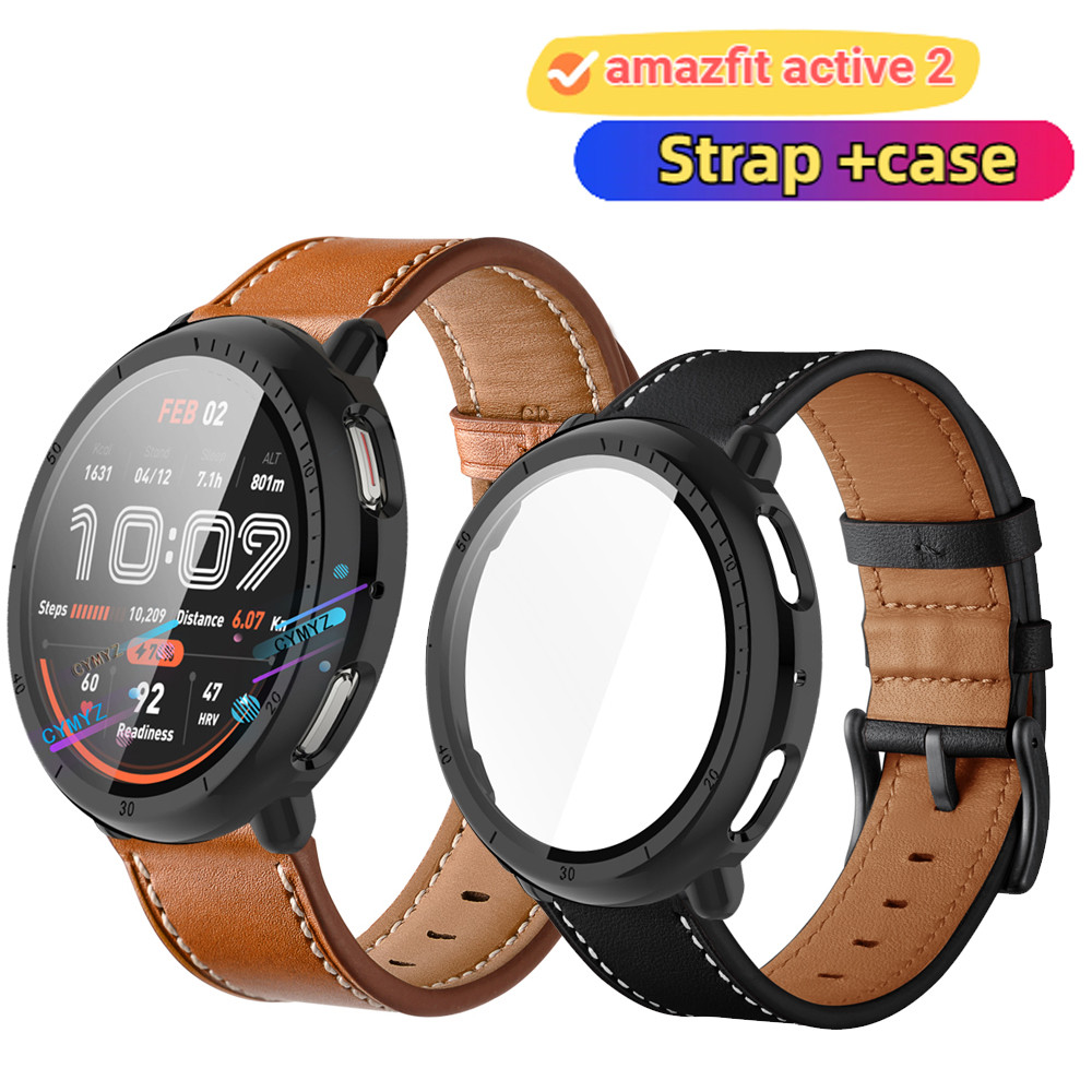 Dành Cho Amazfit Active 2 Dây Da Dây Đeo Amazfit Active2 Dây Đeo Tay Thể Thao Cho Amazfit Active 2 V