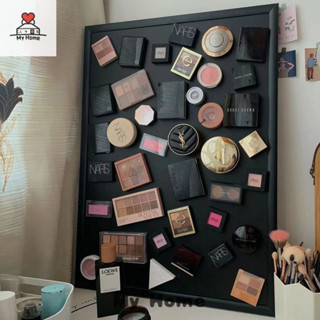 [My Home] Bảng đen từ tính, giá trưng bày cọ trang điểm, phấn mắt, son môi, hộp lưu trữ trang điểm để bàn, tổ chức treo tường trong ký túc xá