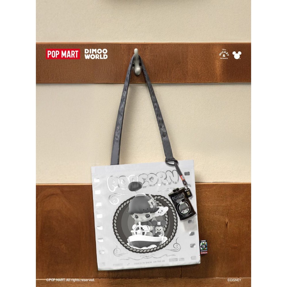 Popmart DIMOO WORLD x Disney Series-Túi lưu trữ bí ẩn Hộp vải đi lại
