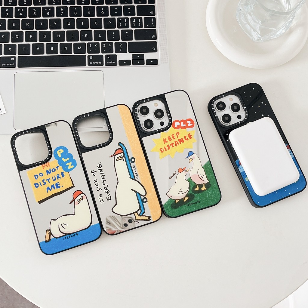 Ốp điện thoại gương từ tính Casetify cho iPhone 16 Pro max 16 Pro 15 Pro 14 Pro max 15 Plus 14 Pro 1