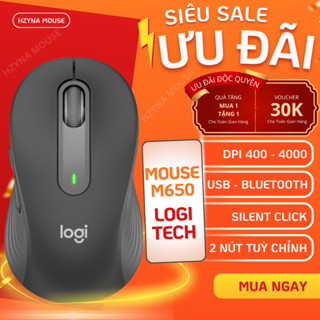 Chuột Không Dây Logitech M650 – Êm Ái, Thoải Mái, Hoàn Hảo Mọi Tác Vụ! - Windows, macOS , Android.