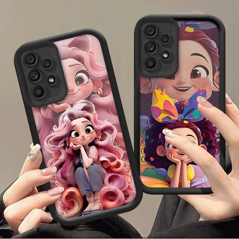 Dành Cho Samsung Galaxy A53 5G Ốp Lưng Silicon Mềm TPU Chống Sốc Họa Tiết Hoạt Hình Ốp Lưng Vỏ Điện 