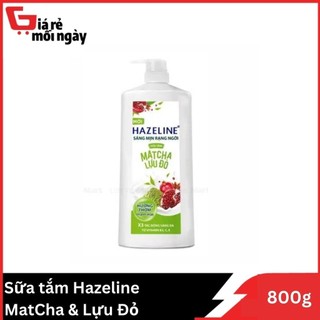 Sữa tắm hazeline matcha & lựu đỏ 800g/chai