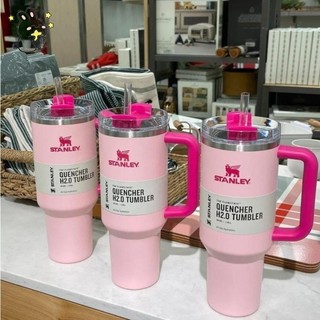 40oz / 1180ML Stanl * e * Tumbler Bình nước giữ nhiệt xe ống hút dung tích lớn