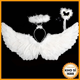 Cánh thiên thần hóa trang thiên thần, hoá trang halloween cho bé gái E1438