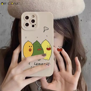 Dành Cho Samsung Galaxy J8 J4 + J4 Plus 2018 J7 Pro 2017 2015 Prime Ốp Điện Thoại Ngộ nghĩnh Xúc Xích Miệng Trái Cây chanh Hoạt Hình Dễ Thương Màu Trắng Mờ Đơn Giản Vỏ Silicon Mềm