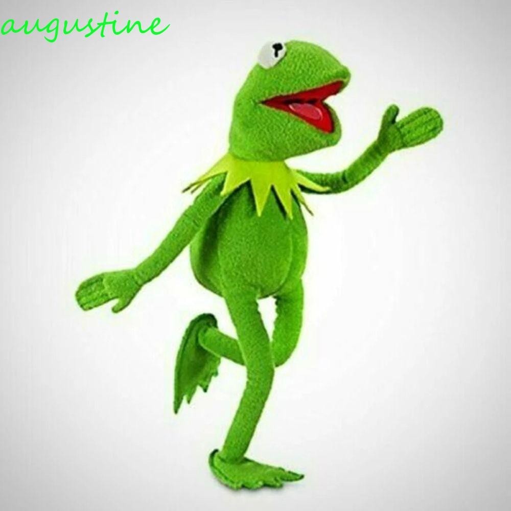 Augustine Ếch Sang Trọng Đồ Chơi Quà Tặng Sinh Nhật Động Vật Cho Trẻ Em Tay Con Rối 16 / 40 / 60CM The Muppet Show