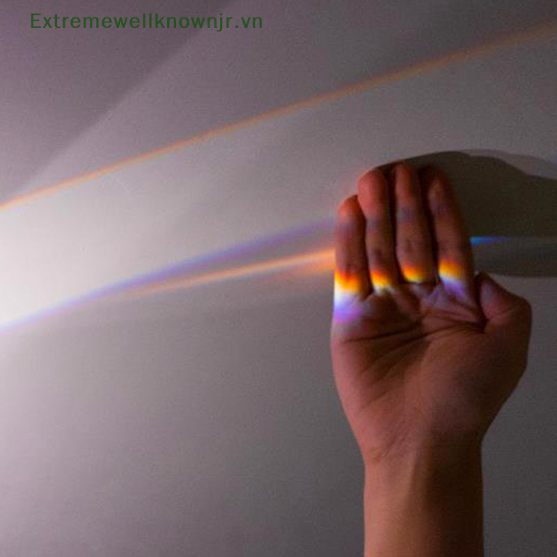 Ervn 30 * 30 * 60mm Lăng kính hình tam giác BK7 Lăng kính quang học Vật lý thủy tinh Giảng dạy khúc xạ HOT | BigBuy360 - bigbuy360.vn